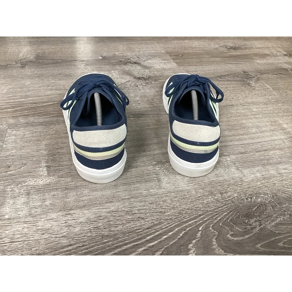 Adidas Delpala Navy/Neon-Green/White Mens Size 13 Shoes Sneakers FY7494